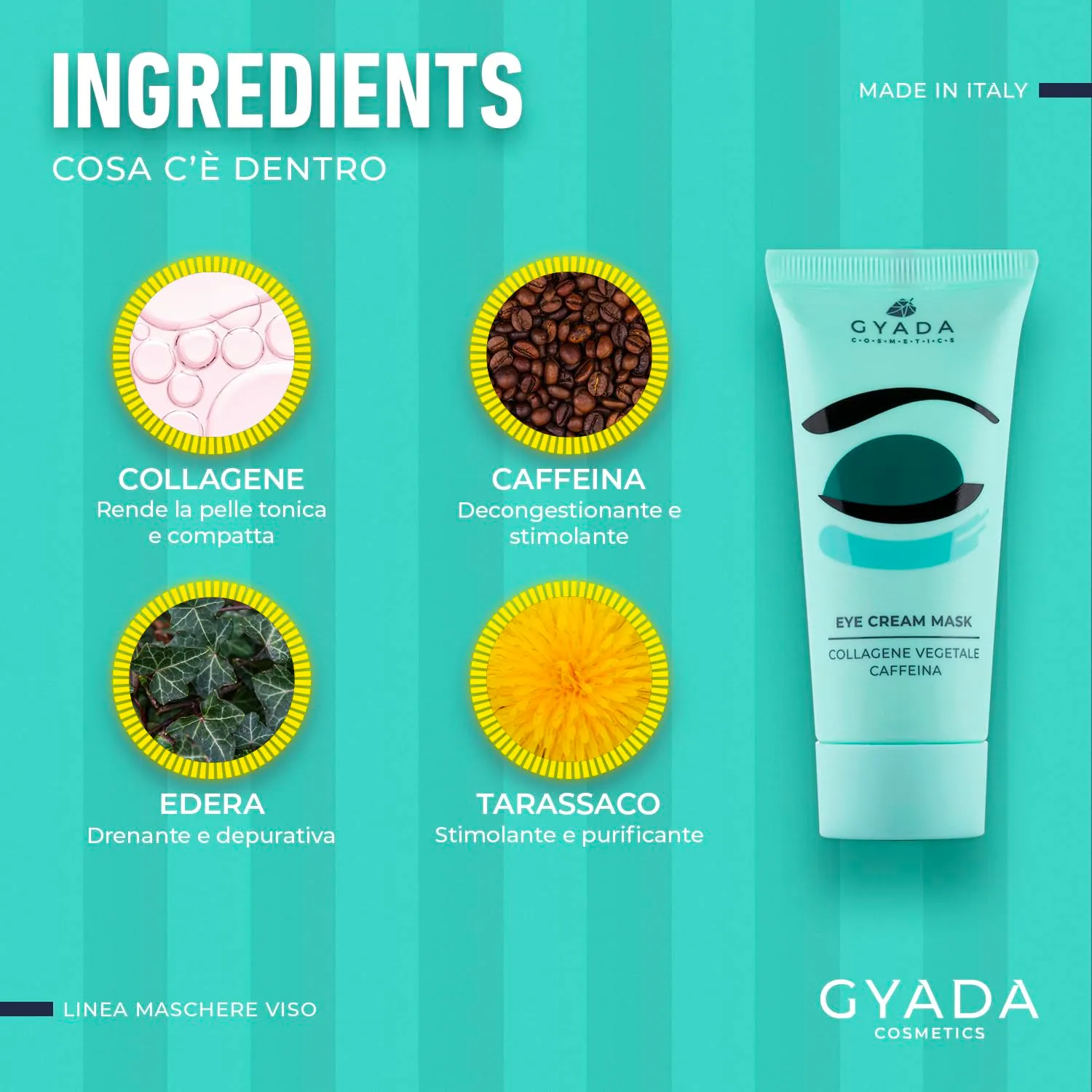 Gyada Cosmetics Eye Cream Mask Occhi 20 ml Drenante