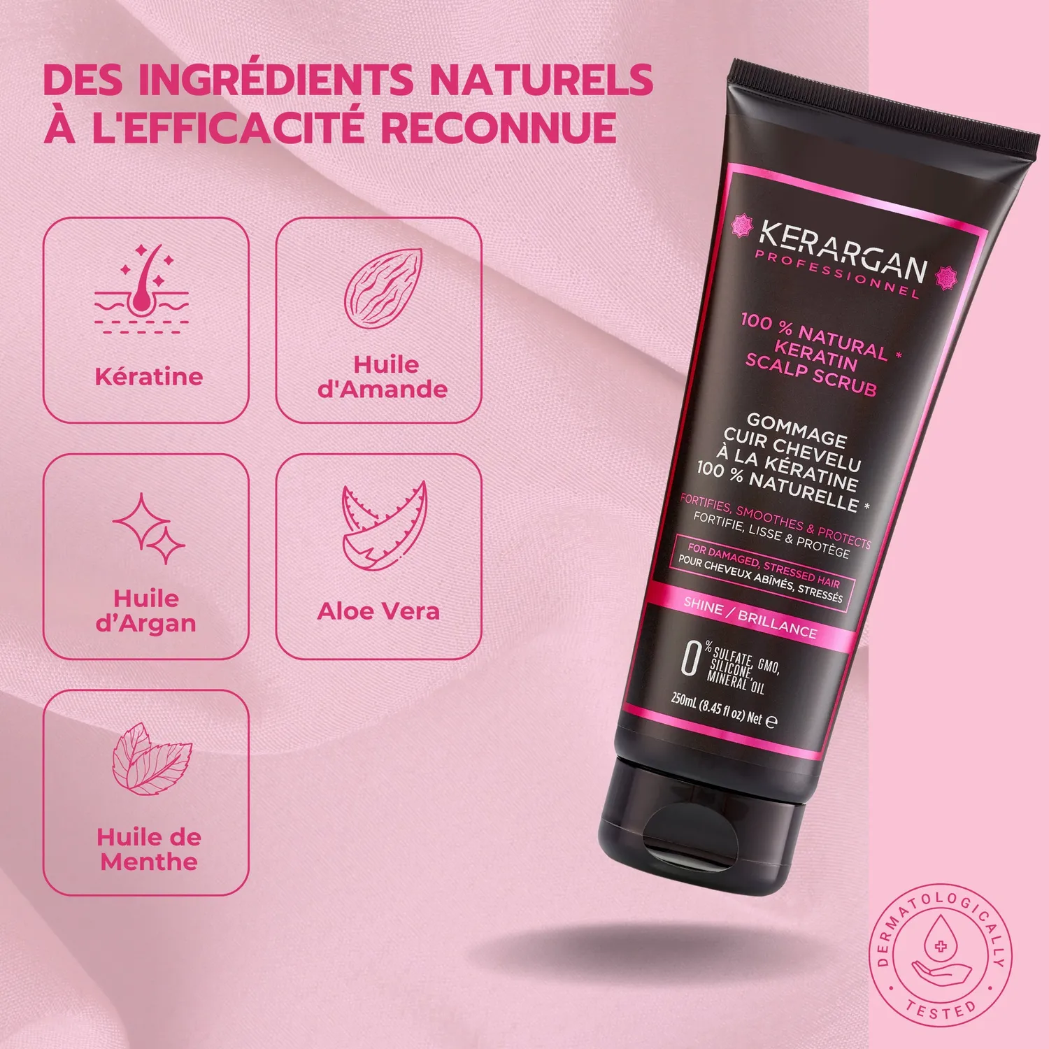 Kerargan cheratina scrub capelli detox stimolante