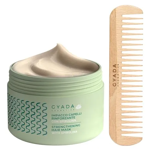 Gyada Impacco Rinforzante spirulina capelli 250 ml + pettine