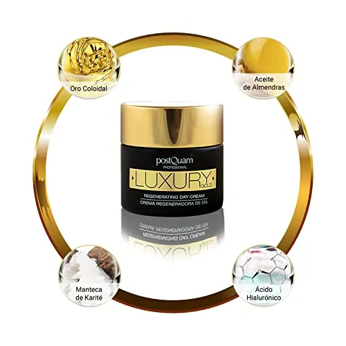 Postquam Luxury Gold Crema Giorno Rigenerante 50 ml Acido Ialuronico