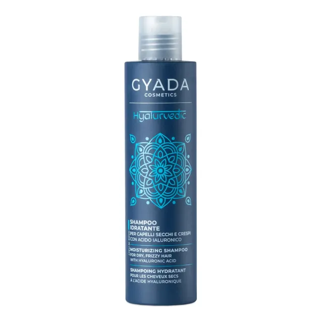 Gyada Hyalurvedic shampoo idratante 200 ml capelli secchi crespi