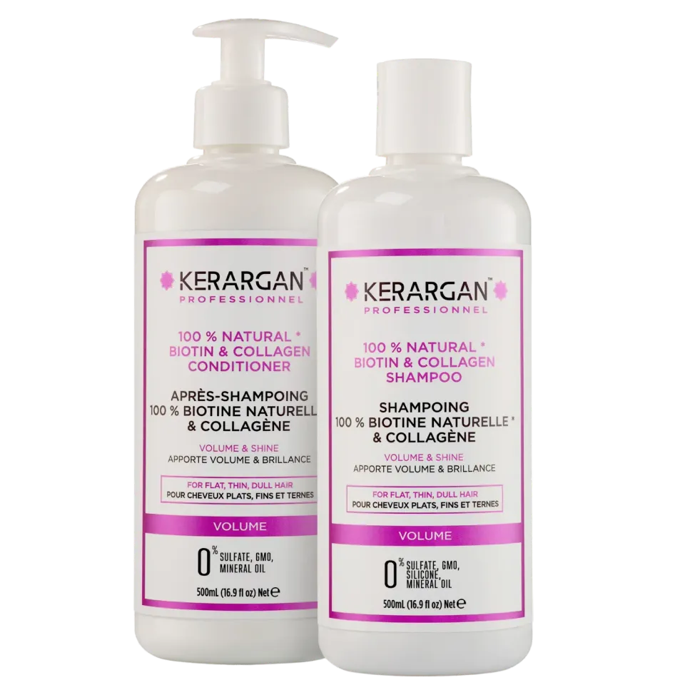 Kerargan Biotina Collagene kit capelli 2x500 ml volume