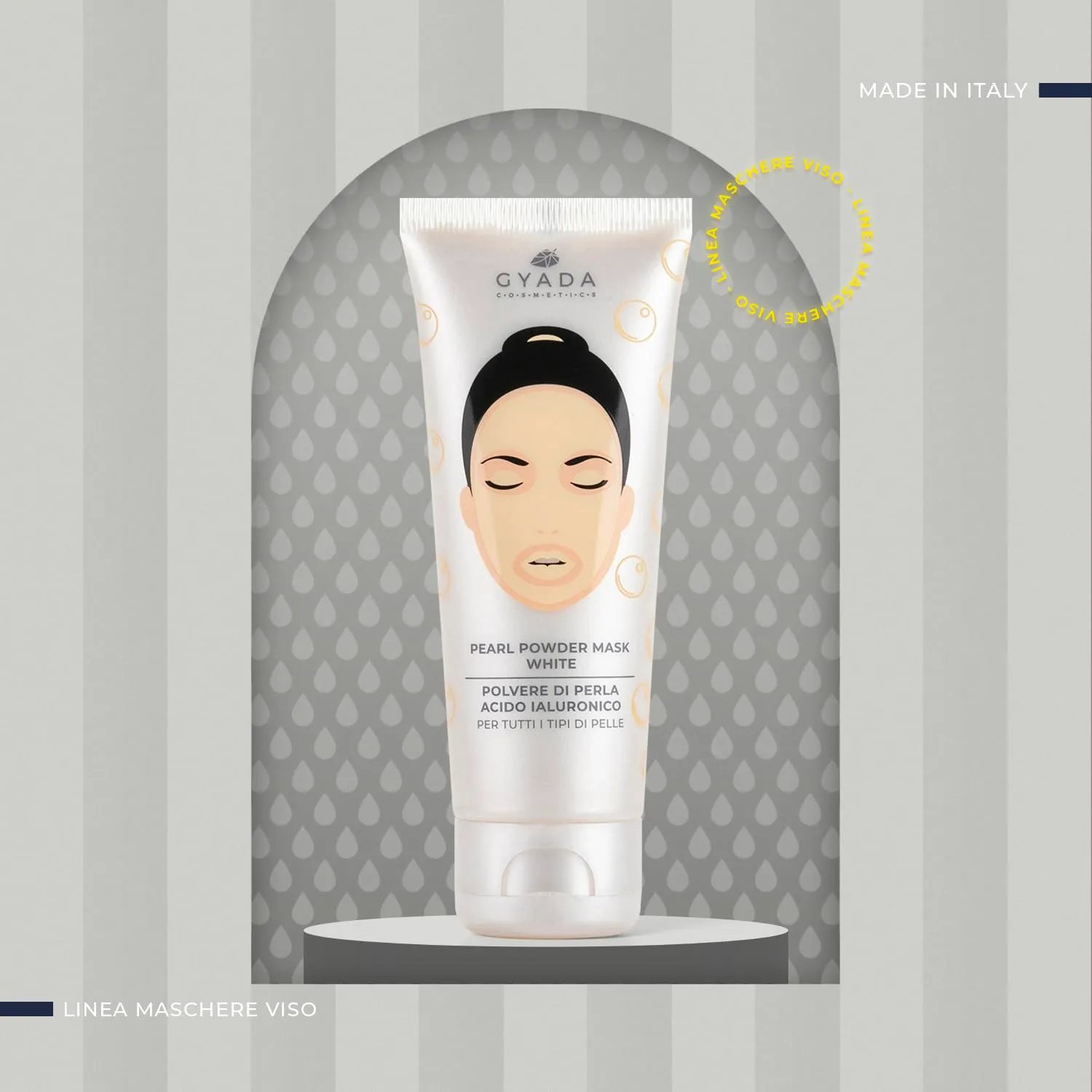 Gyada Pearl Powder Mask Maschera Viso Antietà 75 ml