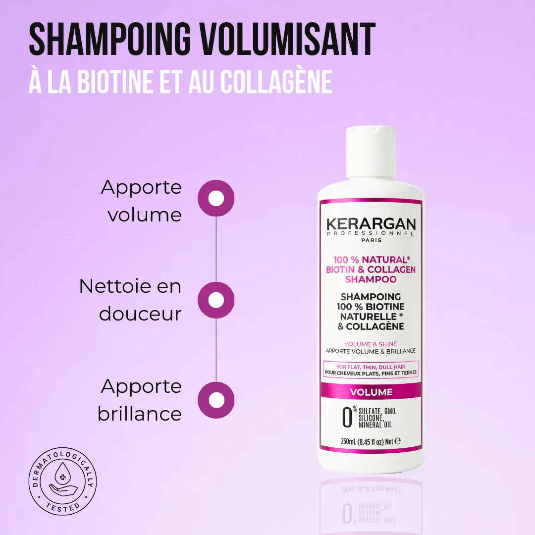 Kerargan Biotina Shampoo Volumizzante 250 ml volume