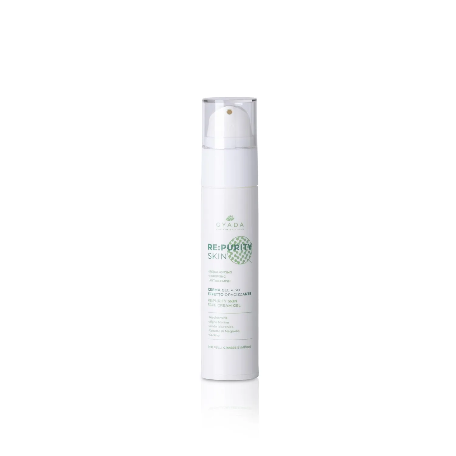 Gyada Re:Purityskin Crema Gel Viso 50 ml opacizzante