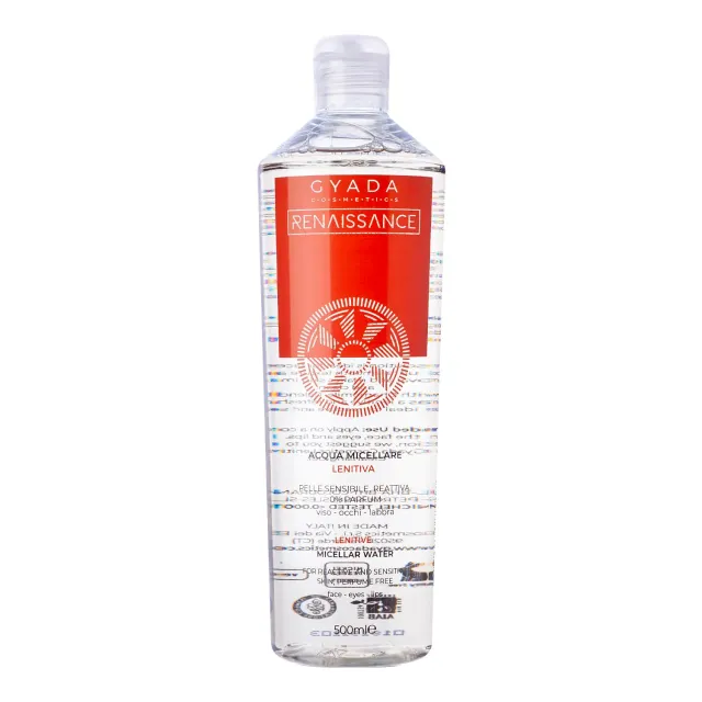 Gyada Acqua Micellare Lenitiva 500 ml pelli sensibili aloe