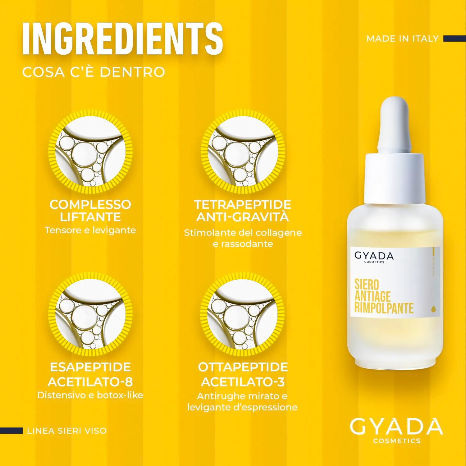 Gyada Reinassance siero viso antiage rimpolpante 30 ml