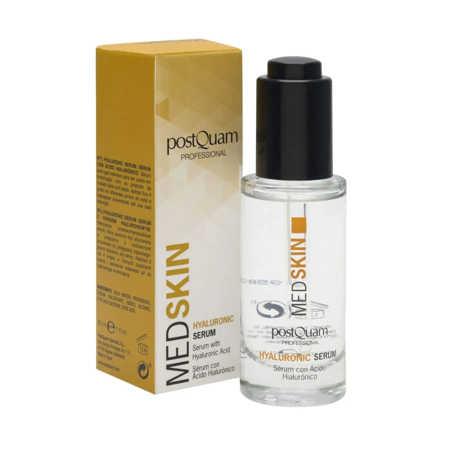 Postquam Med Skin Hyaluronic siero viso 30 ml ialuronico