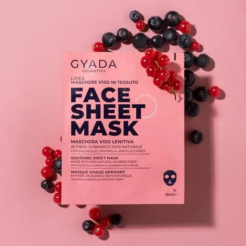Gyada Maschera Viso in Tessuto Lenitiva Pelli Sensibili 15 ml