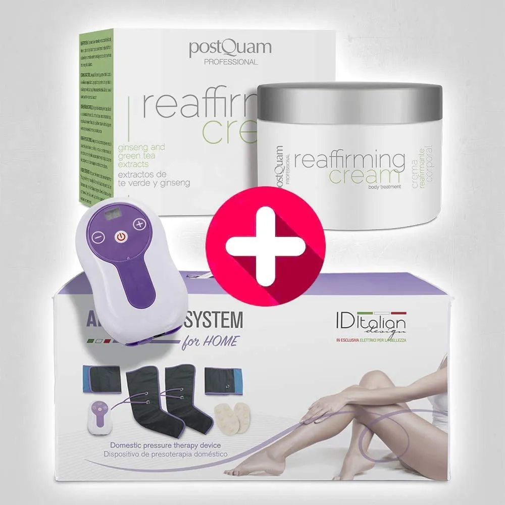 Postquam Pressoterapia Casa Kit + Crema Rassodante Gambe