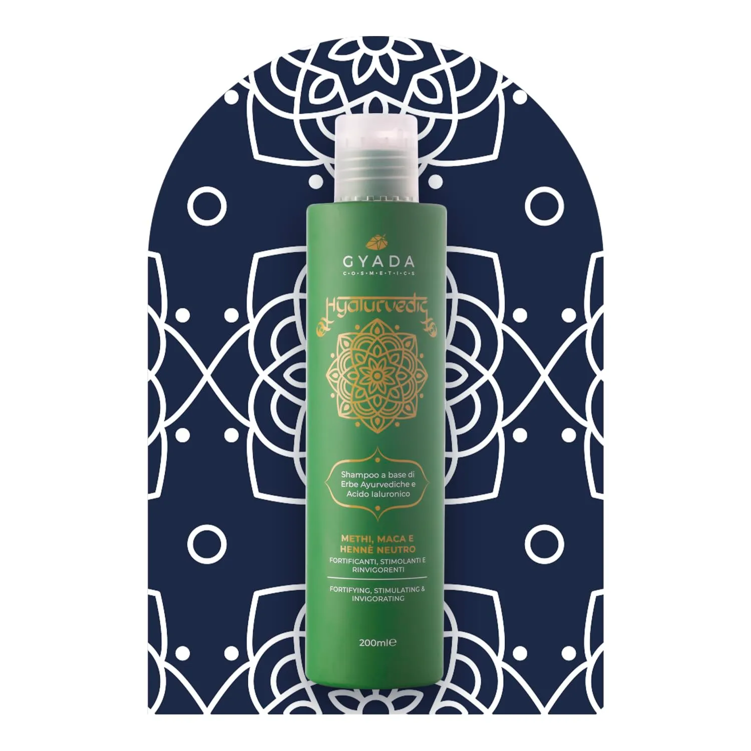 Gyada Hyalurvedic Shampoo Fortificante 200 ml anticrespo
