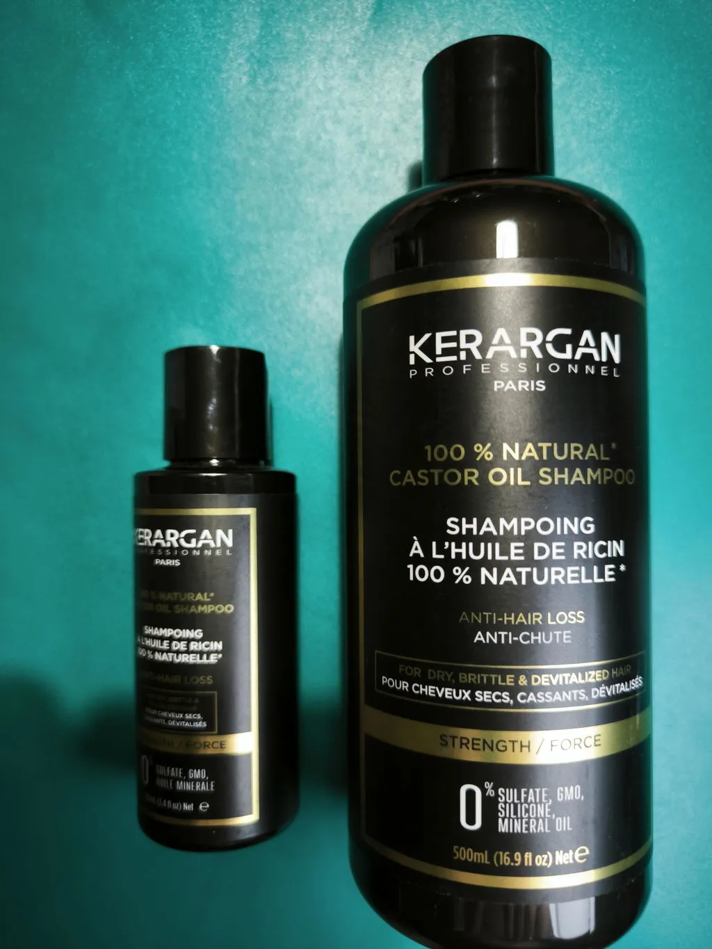 Kerargan Ricin Crescita shampoo 500ml olio di ricino forza