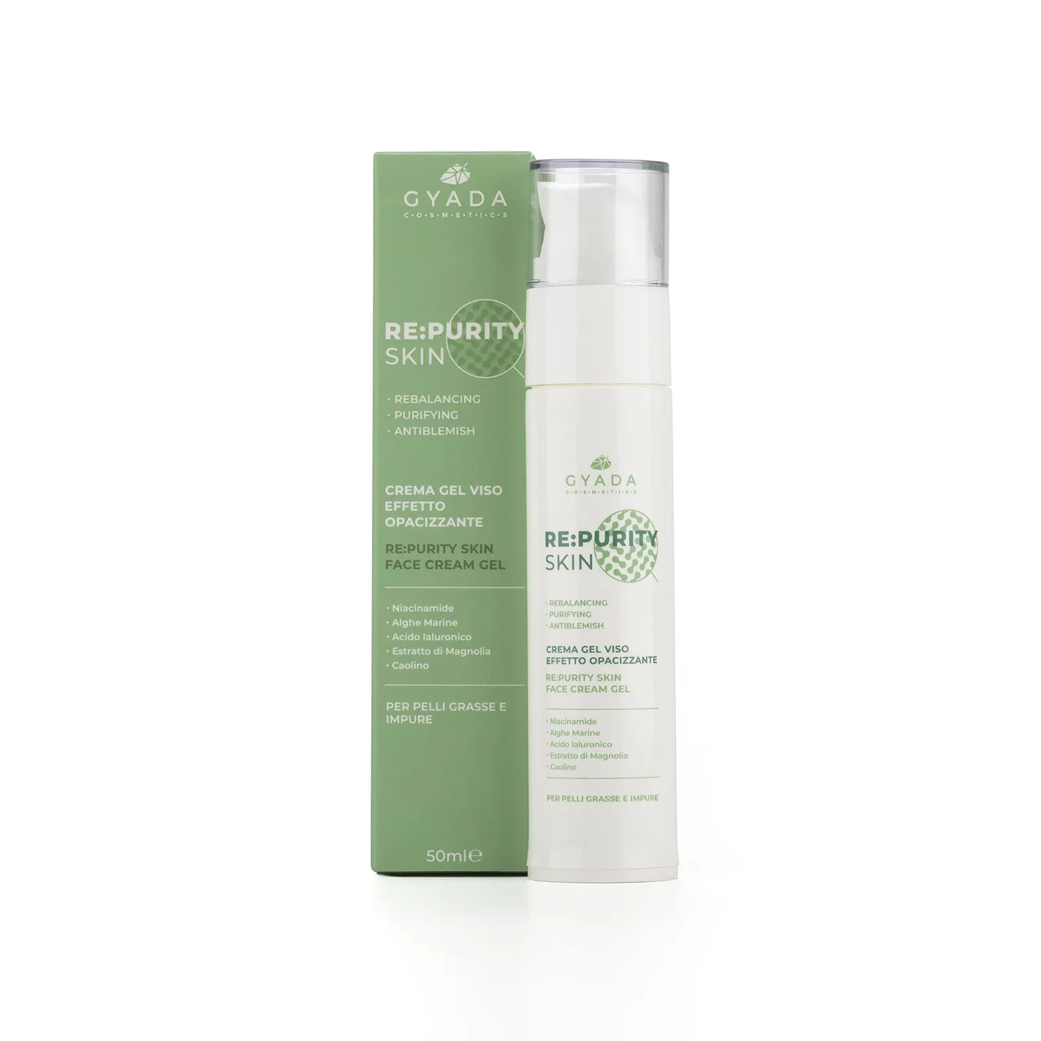 Gyada Re-Purity Stay Matt Box set viso 3 pezzi opacizzante