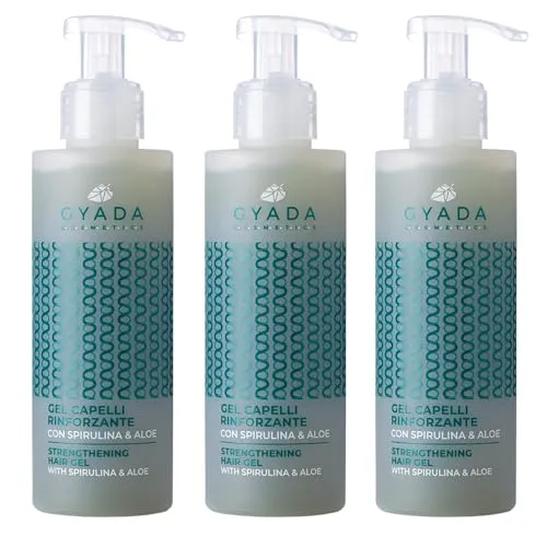 Gyada Rinforzante Spirulina gel capelli 3x150 ml anticrespo