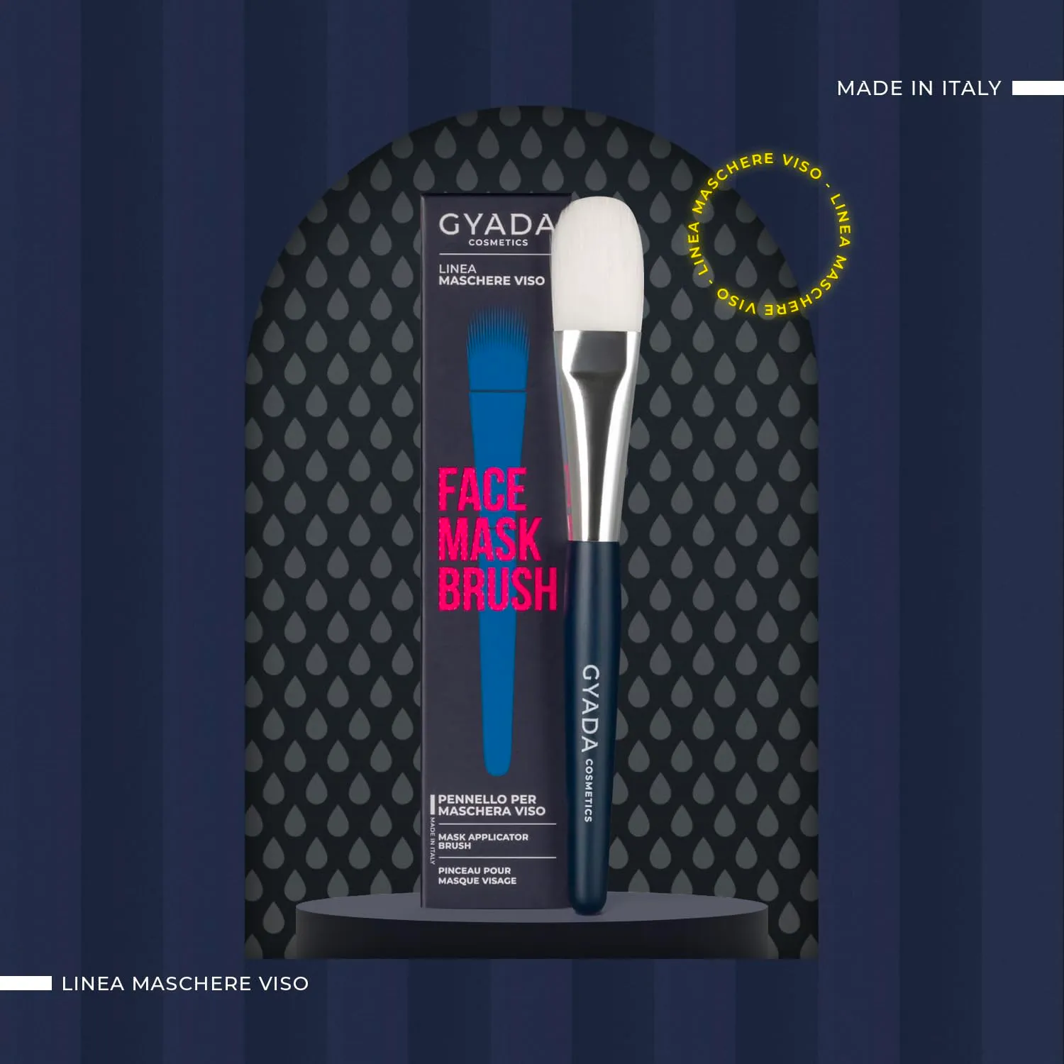 Gyada Mask Brush pennello maschera viso setole sintetiche