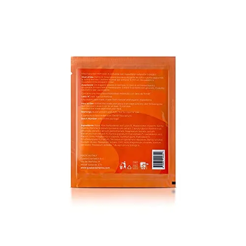 Gyada Cosmetics maschera viso in tessuto esfoliante 15 ml illuminante