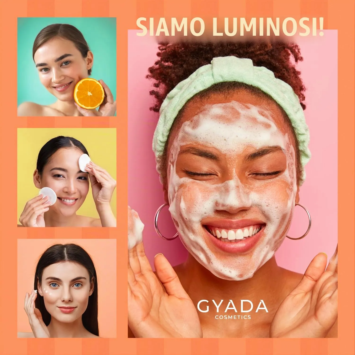 Gyada Radiance Mousse Detergente 150ml vitamina C