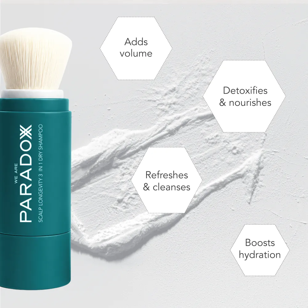 We are paradoxx Scalp Longevity shampoo secco polvere volume