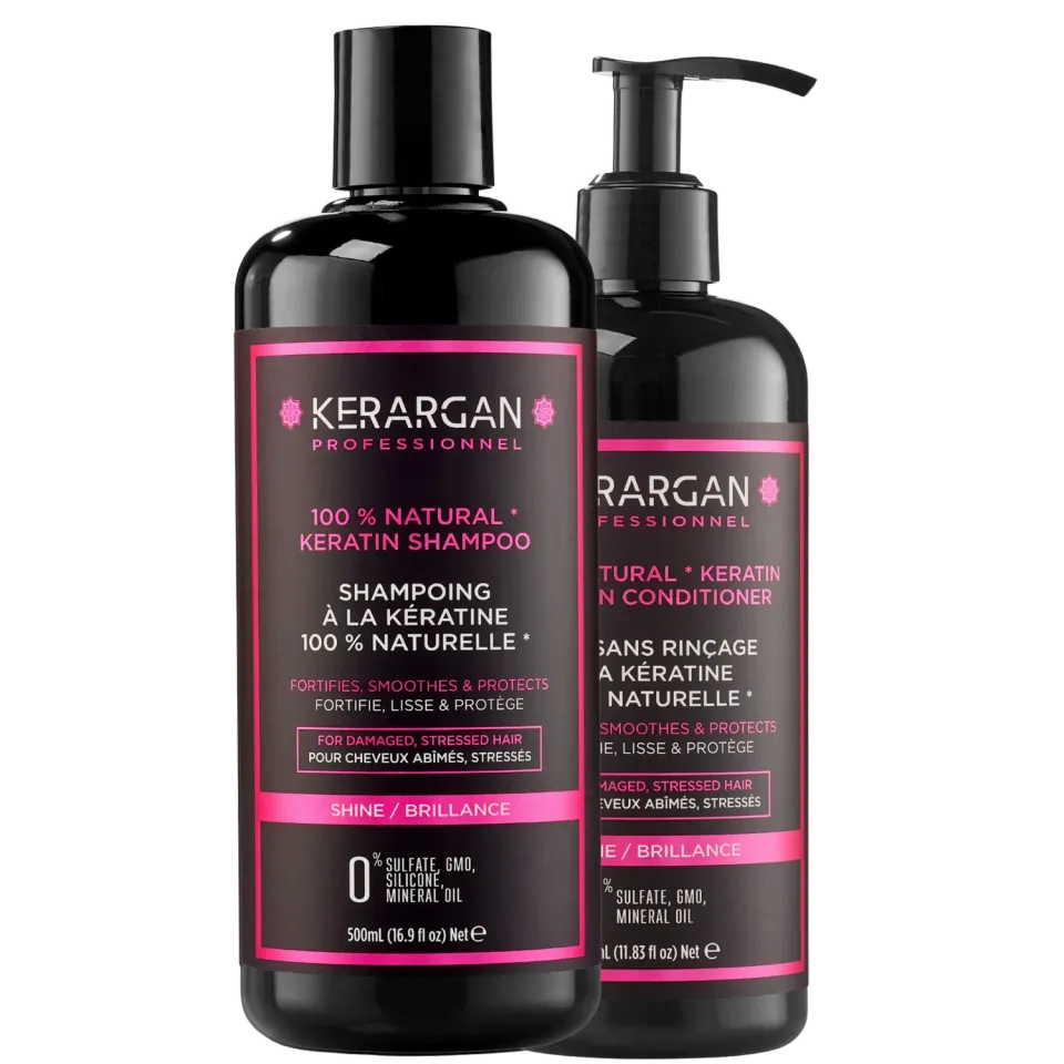 Kerargan Cheratina kit capelli shampoo leave-in 850 ml protettivo
