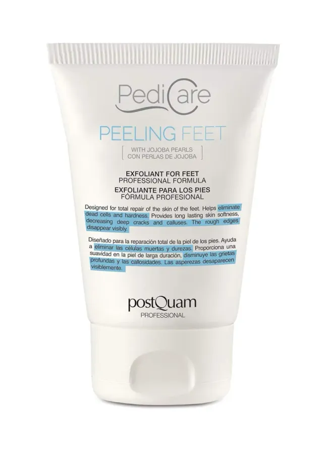 Postquam crema piedi esfoliante 100 ml perle di jojoba
