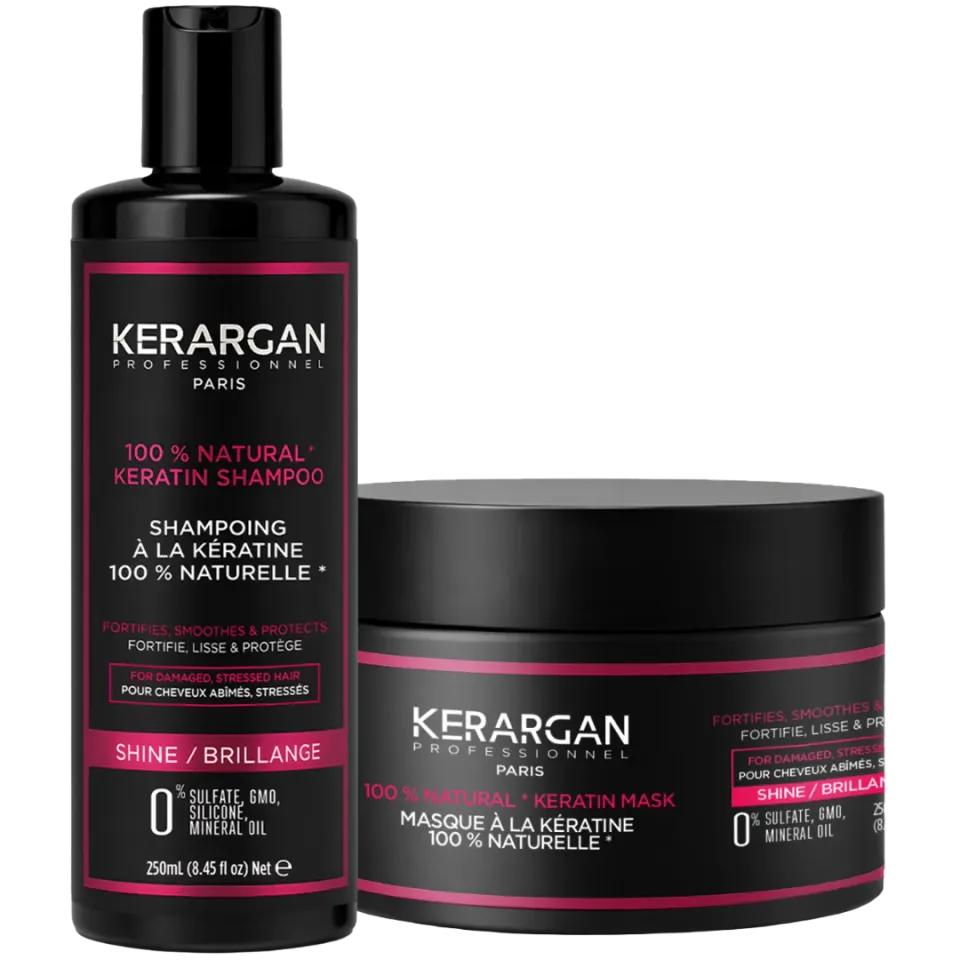 Kerargan Cheratina kit shampoo + maschera 2x250 ml riparatore