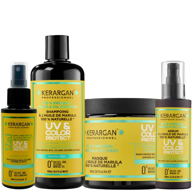 Kerargan Marula UV Kit Capelli 4 Pezzi 1200 ml