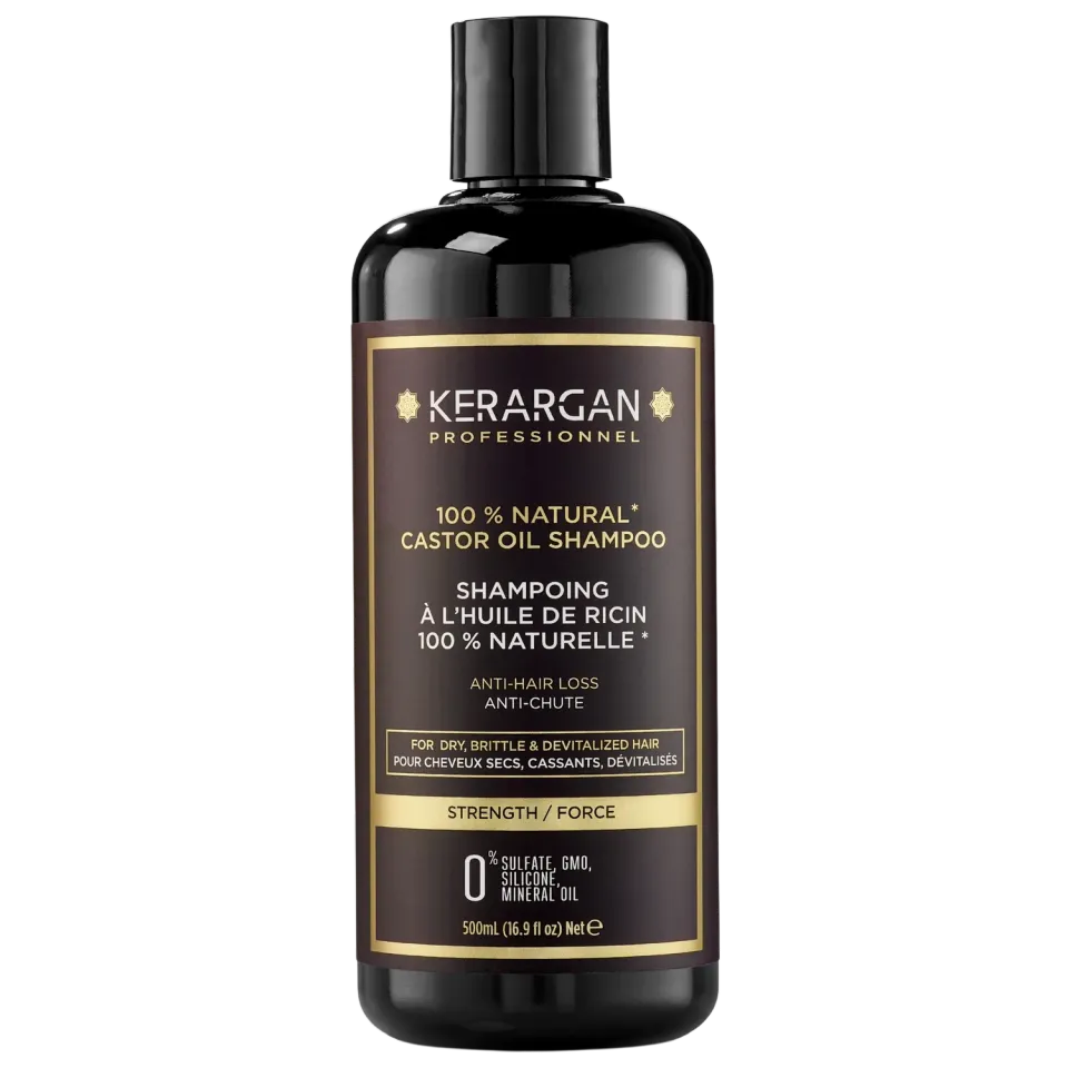 Kerargan Ricin Crescita shampoo 500ml olio di ricino forza