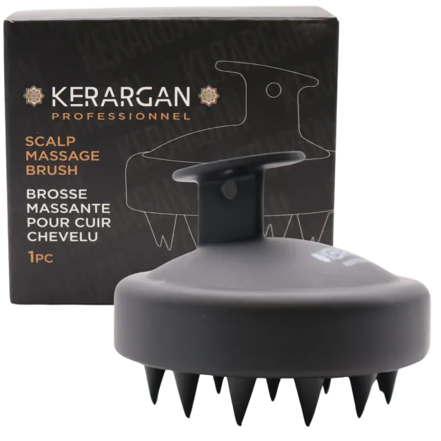 Kerargan Spazzola Massaggio Cuoio Capelluto in silicone