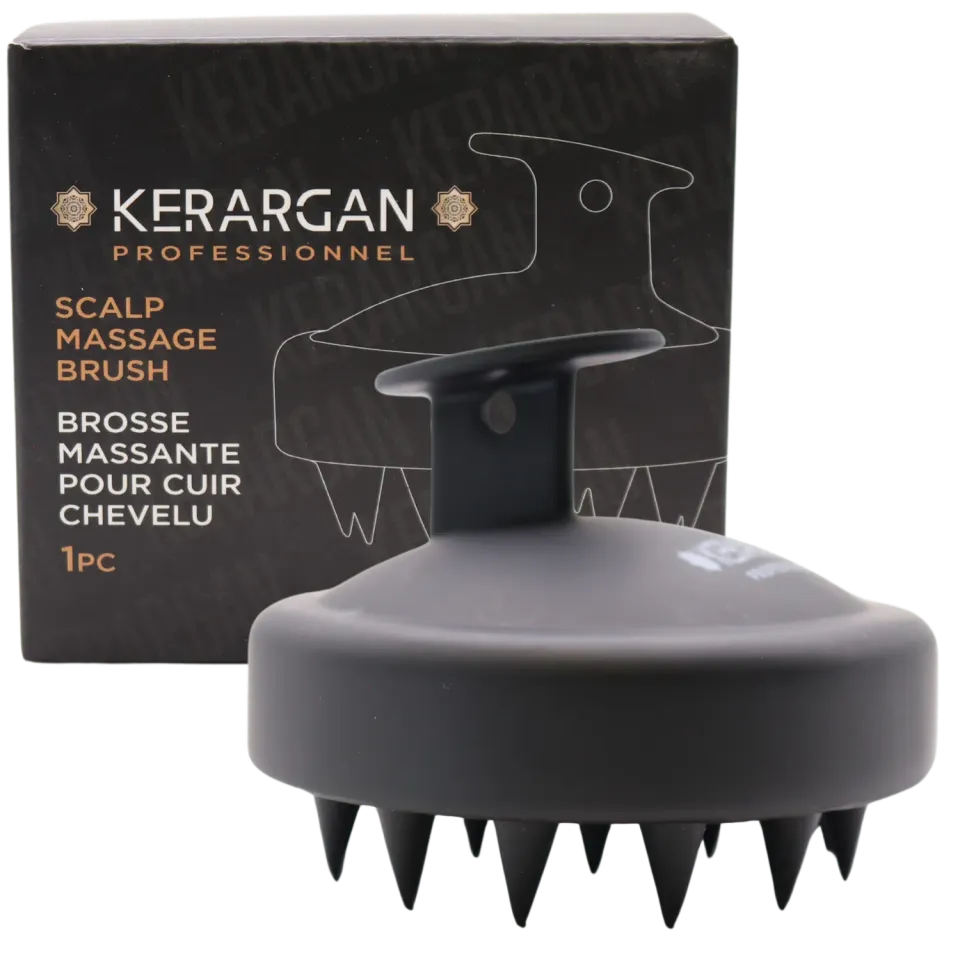 Kerargan Spazzola Massaggio Cuoio Capelluto in silicone
