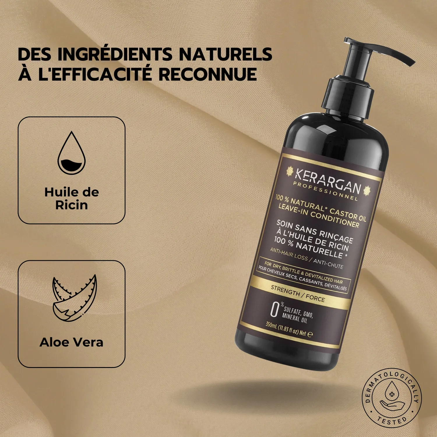 Kerargan Ricin Trattamento Capelli 350 ml senza risciacquo