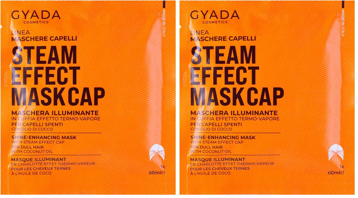 Gyada Fruit & Walnut maschera capelli cuffia 60 ml colore