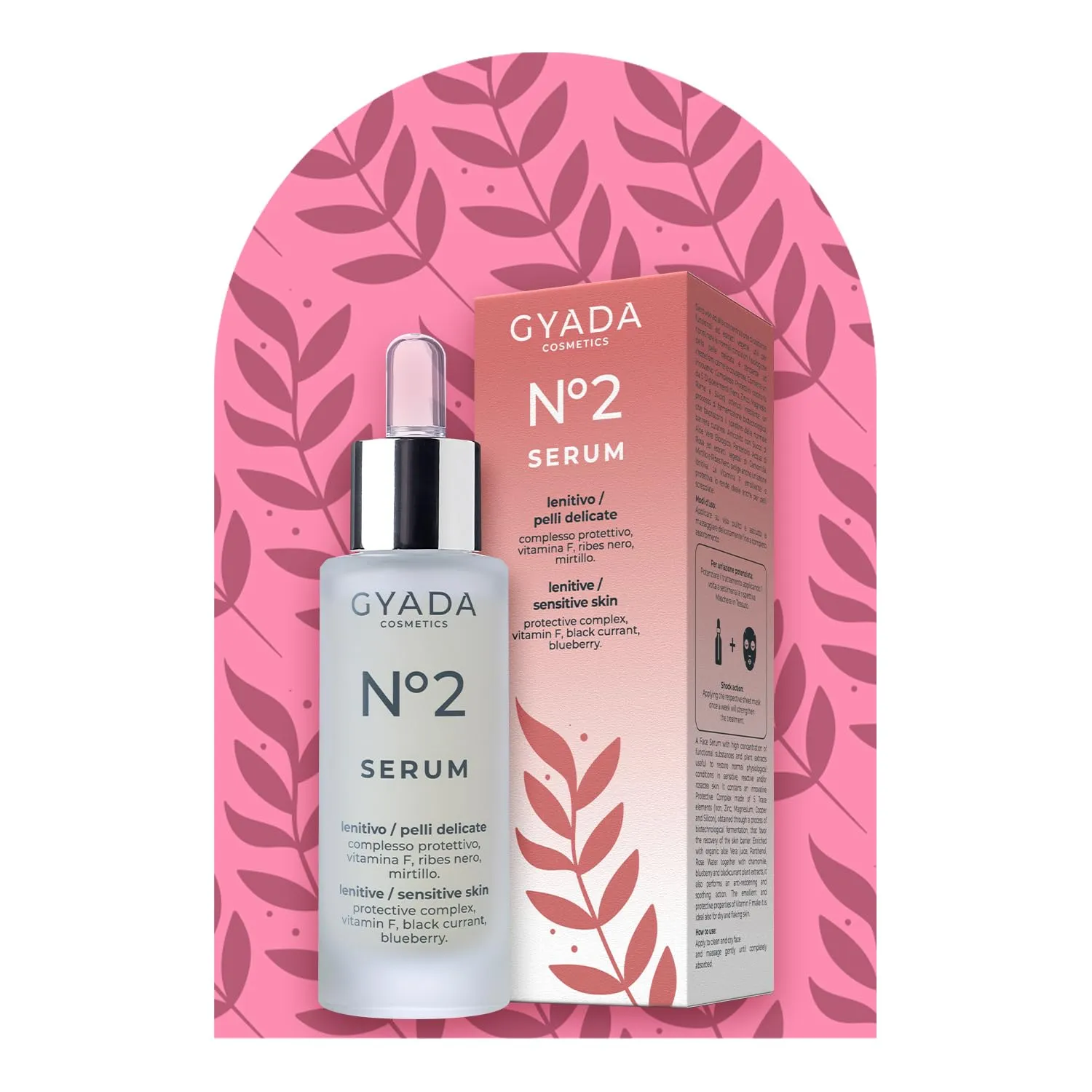 Gyada Cosmetics Sieri Viso N.2 siero viso 30ml lenitivo