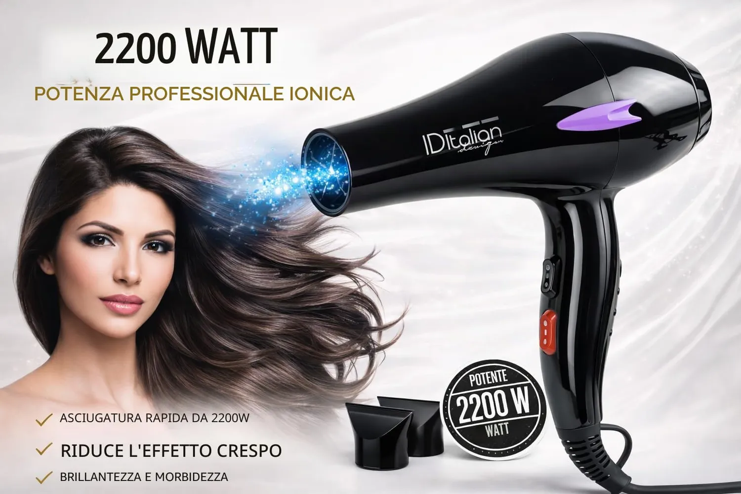 ID Italian Design Ion Elite phon 2200W ionico