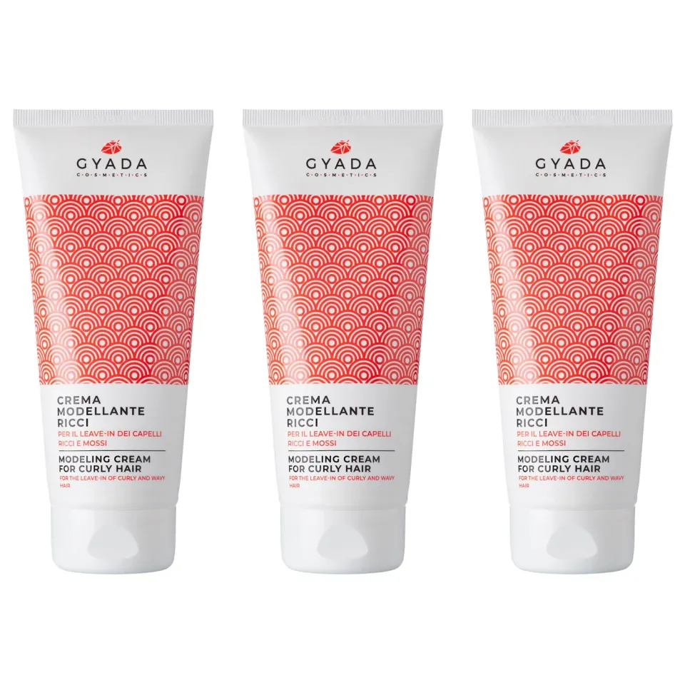 Gyada Cosmetics Modellante Ricci crema capelli ricci 3x200 ml anticrespo