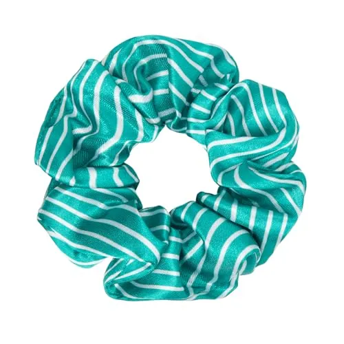 Gyada Cosmetics Green Stripes Scrunchie Elastico Raso Verde