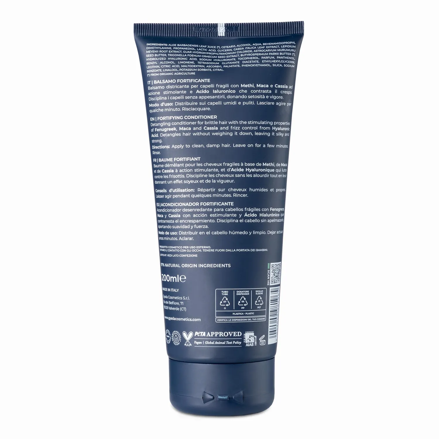 Gyada Hyalurvedic Impacco Ayurvedico Fortificante 200ml anticrespo