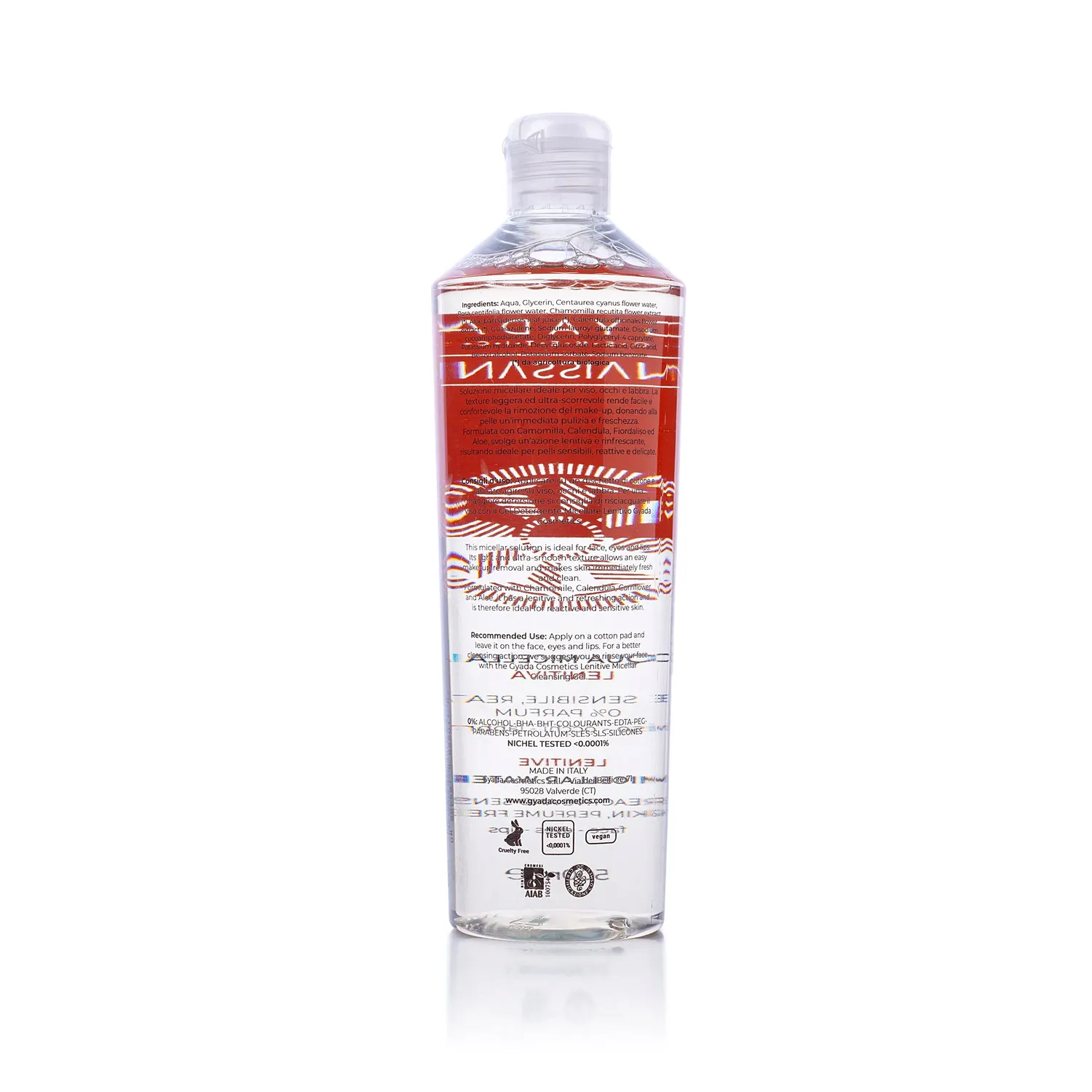 Gyada Acqua Micellare Lenitiva 500 ml pelli sensibili aloe