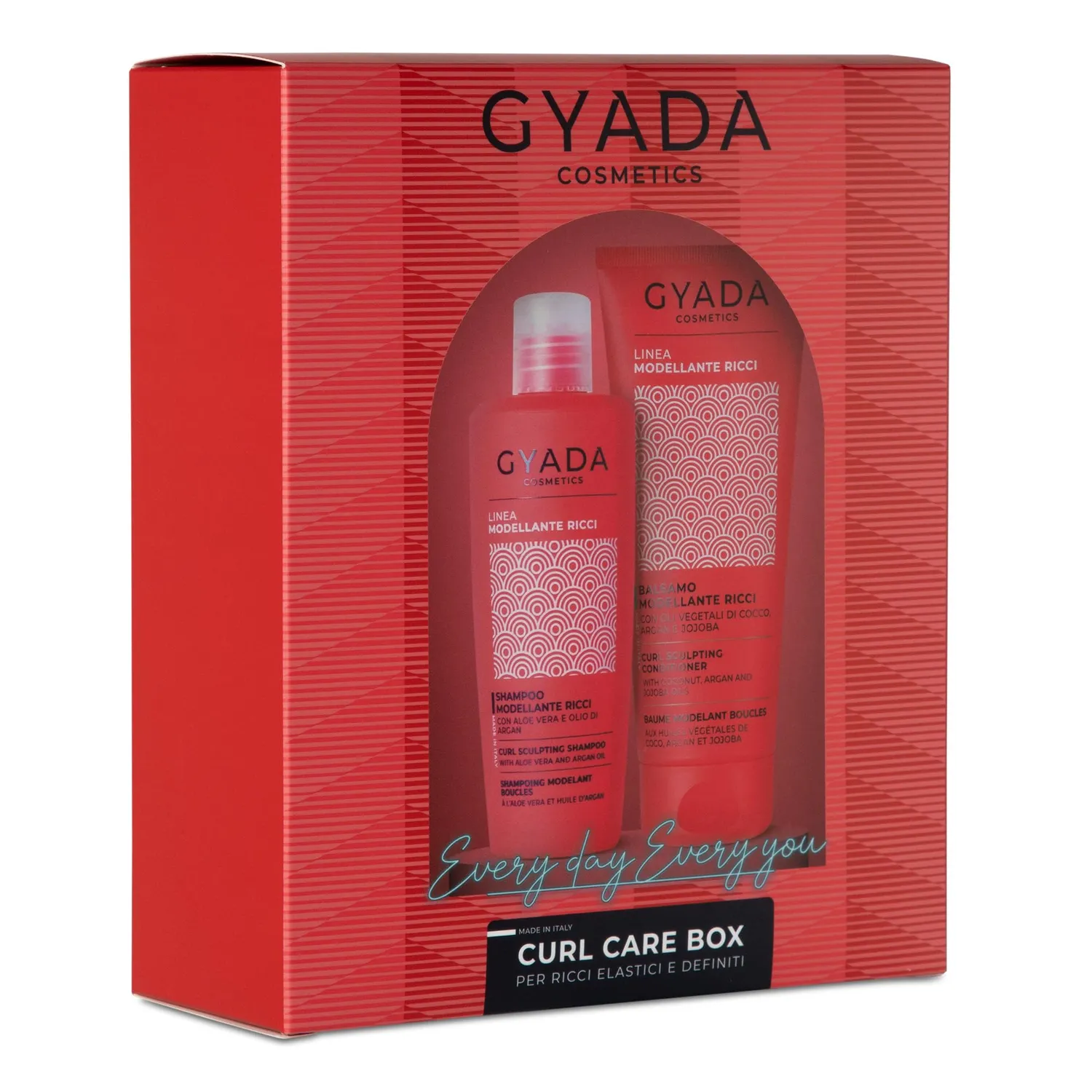 Gyada Modellante Ricci Curl Care Box Shampoo Balsamo 2 pezzi