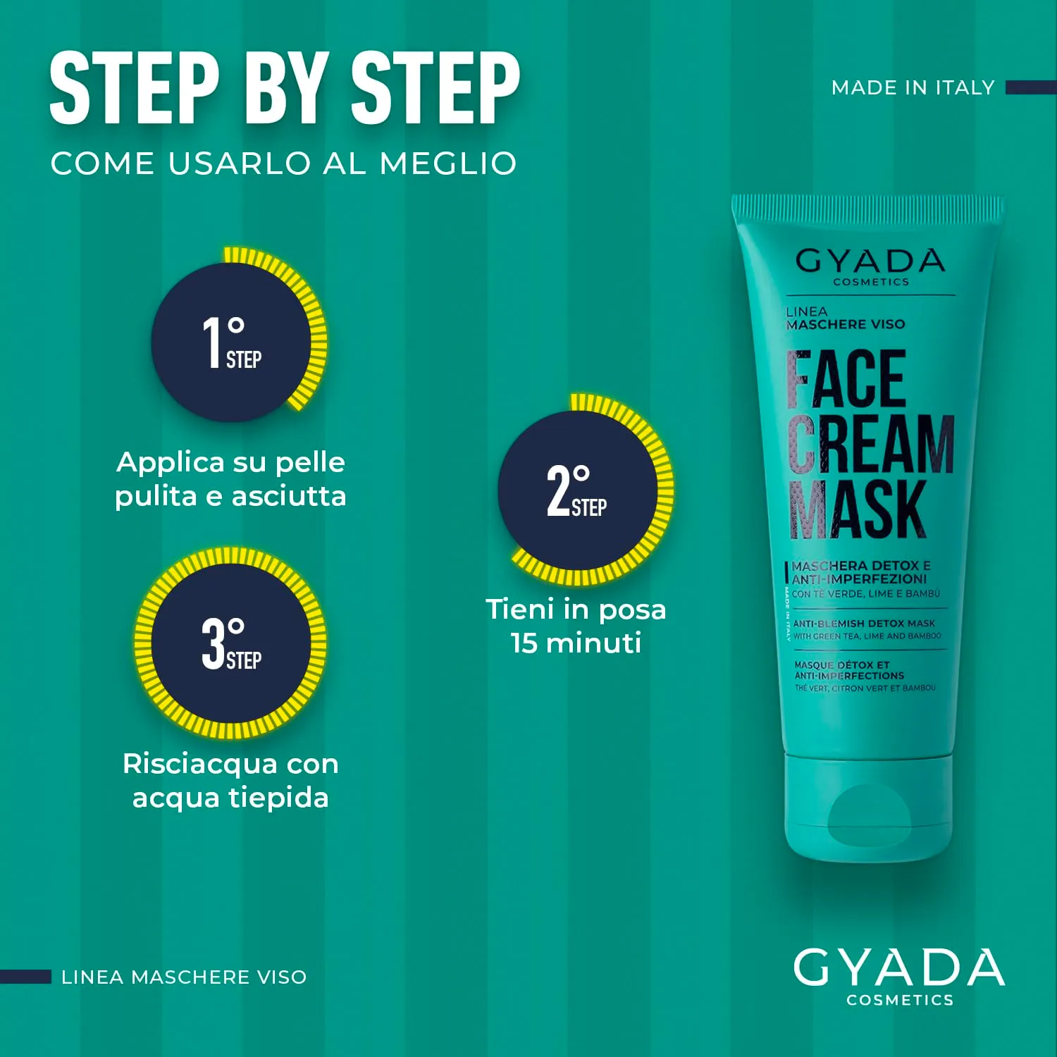 Gyada Re:Purity Skin Maschera viso detox anti-imperfezioni 75 ml