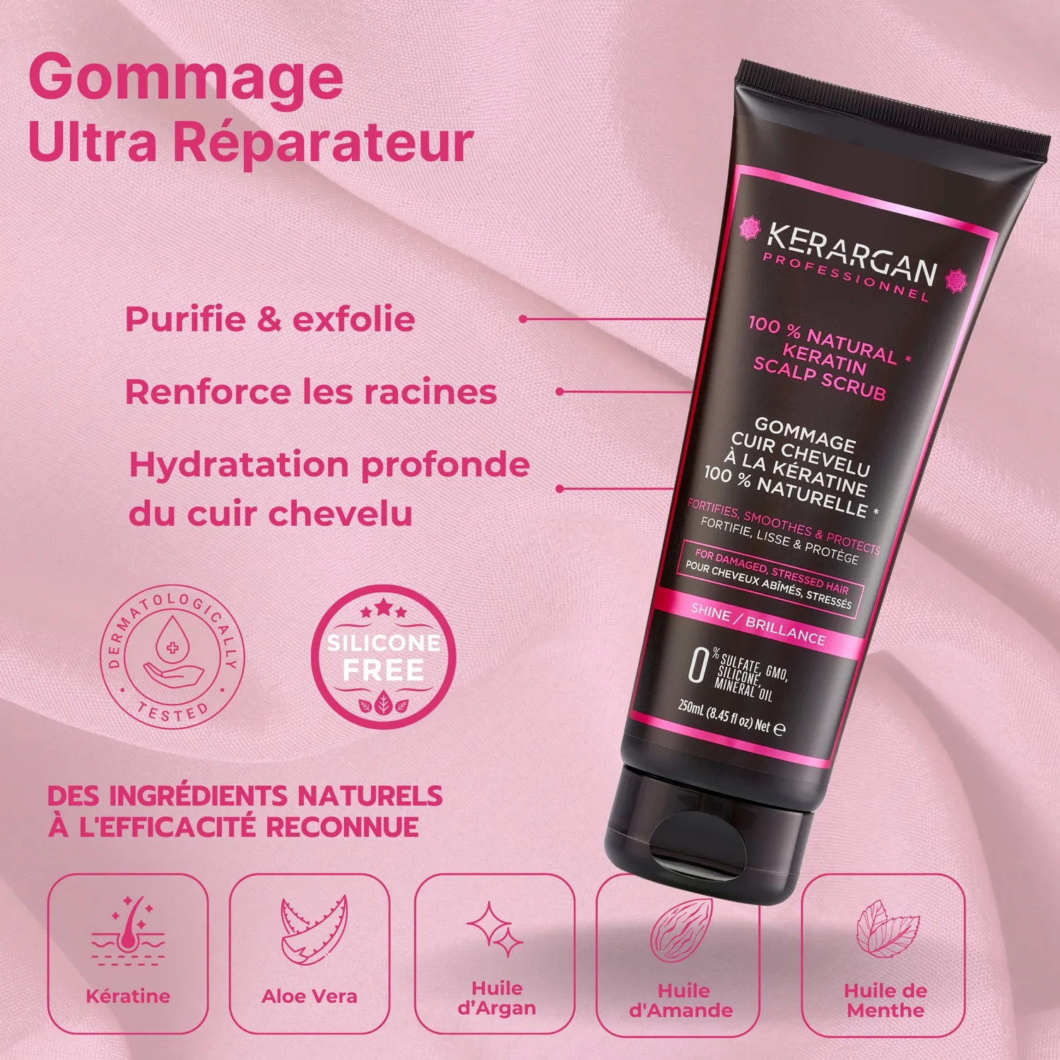 Kerargan Detox Keratine kit capelli 750ml purificante