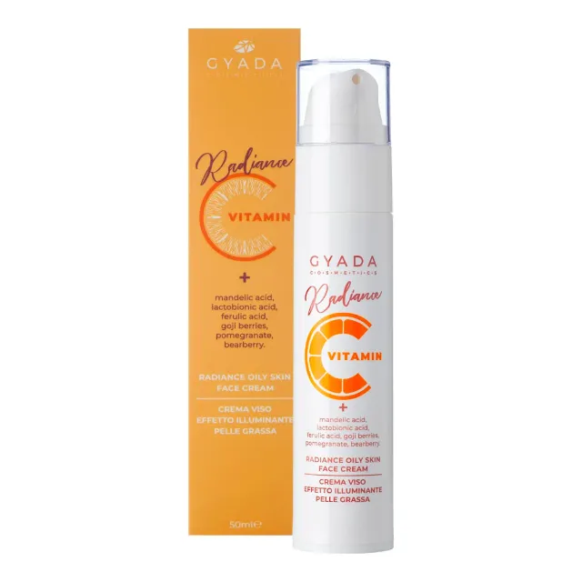 Gyada Cosmetics Radiance Crema Viso Vitamina C 50 ml Pelli Grasse