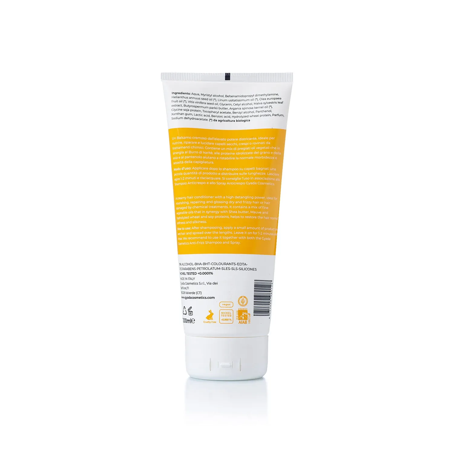 Gyada Balsamo Anticrespo capelli secchi 200 ml karitè