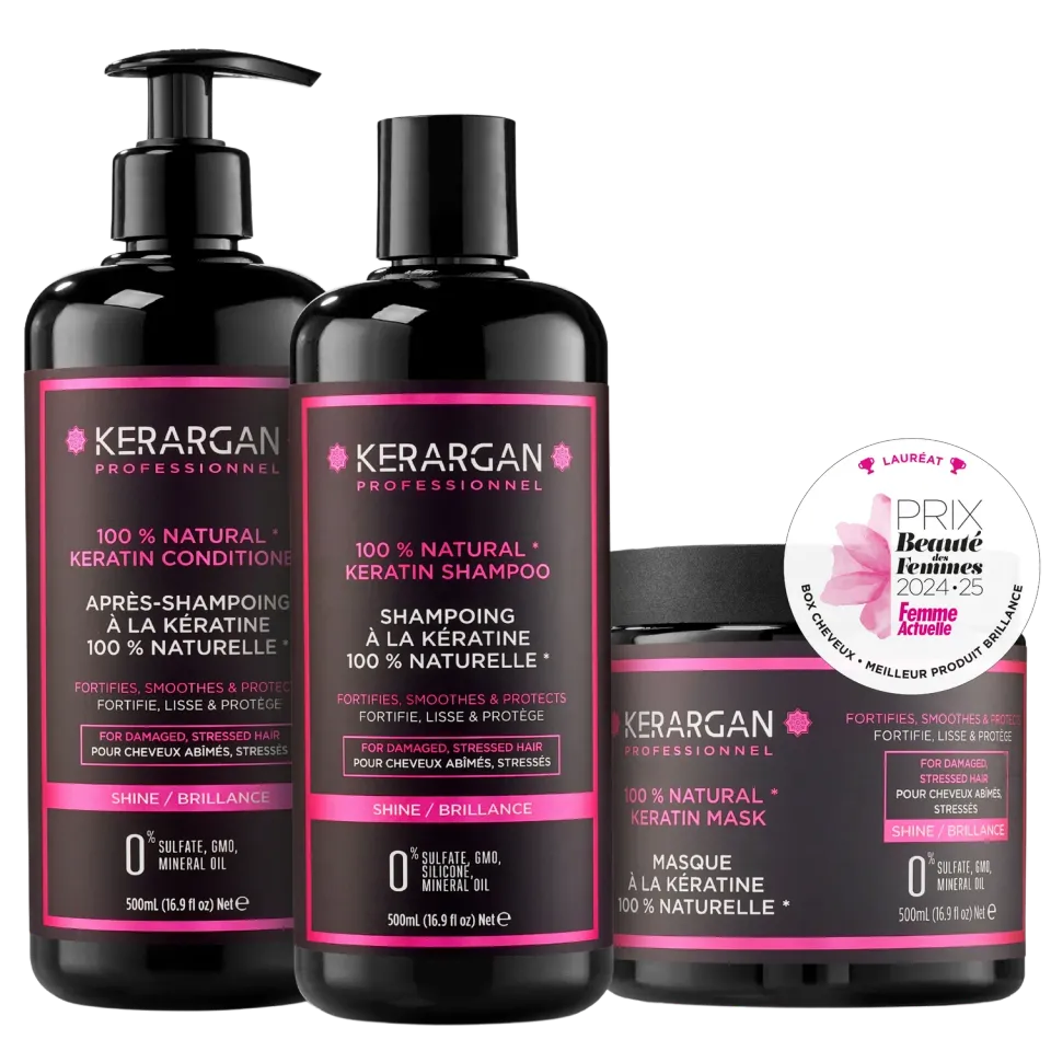 Kerargan Kit Cheratina 3 Step kit capelli 3x500ml riparatore
