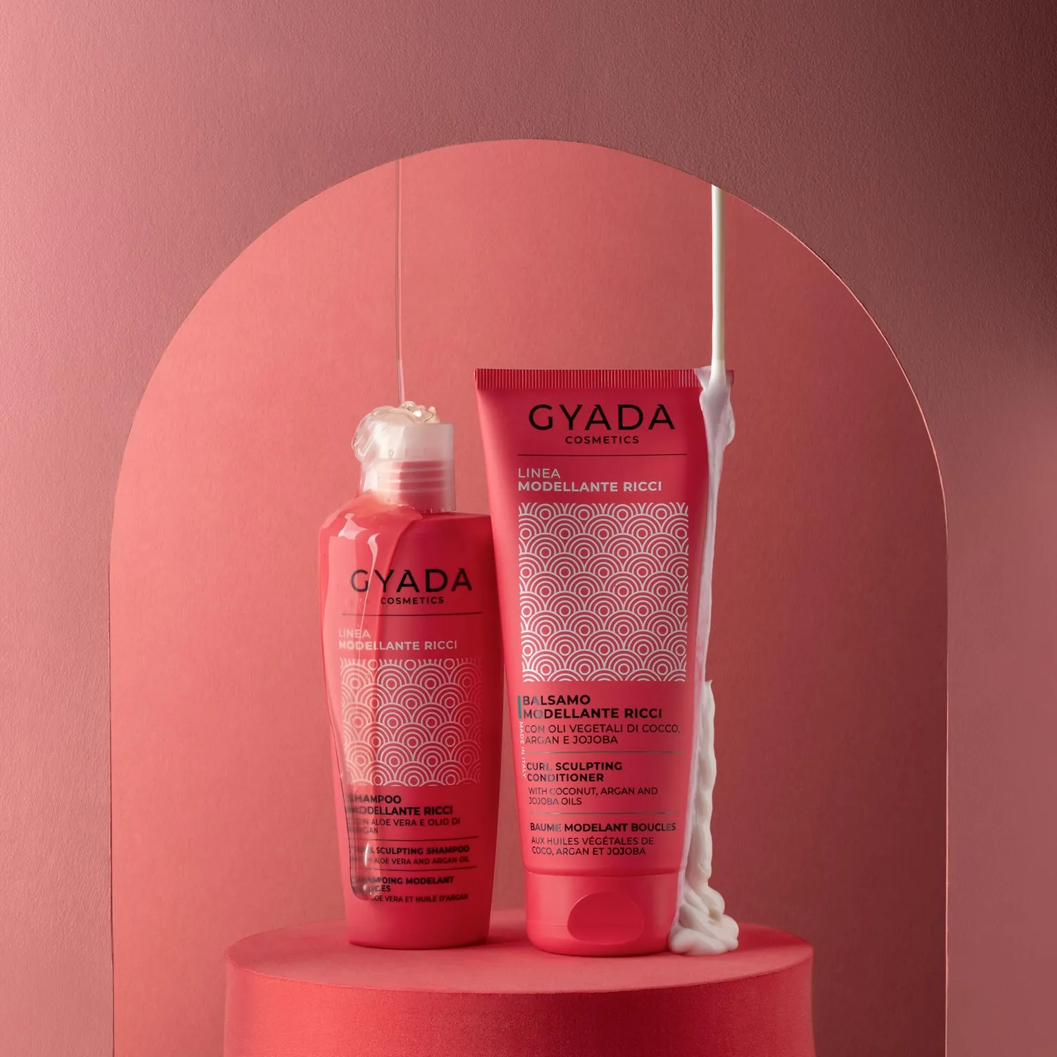 Gyada Modellante Ricci Curl Care Box Shampoo Balsamo 2 pezzi
