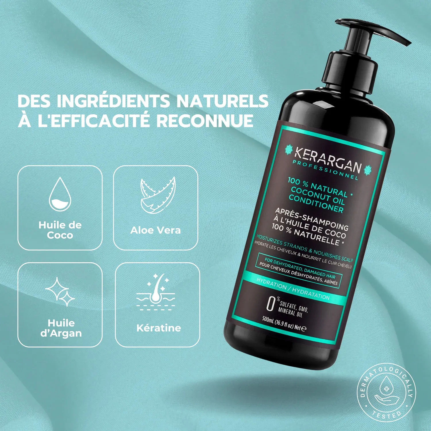 Kerargan Coco balsamo capelli 500 ml districante idratante