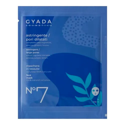 Gyada Maschera Viso Tessuto astringente pori dilatati 15 ml