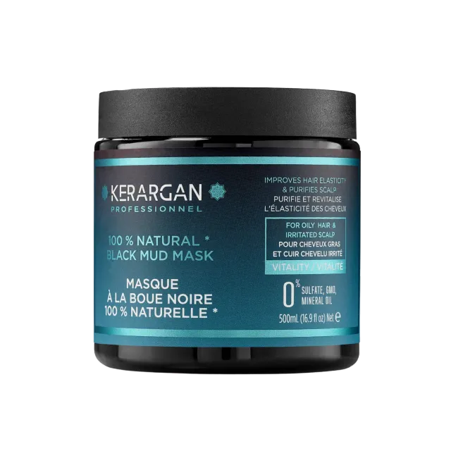 Kerargan Boue Noire Maschera Capelli 500 ml Fango
