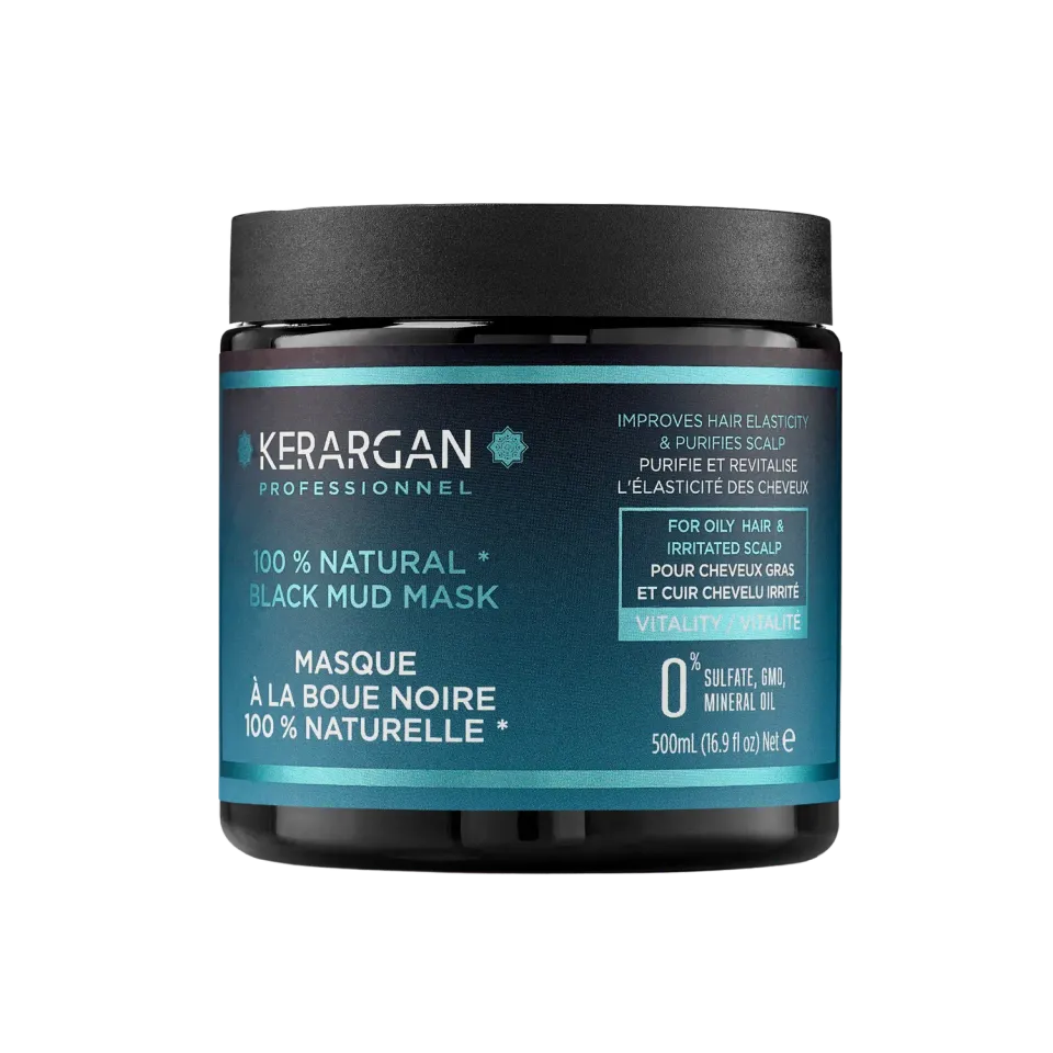 Kerargan Boue Noire Maschera Capelli 500 ml Fango