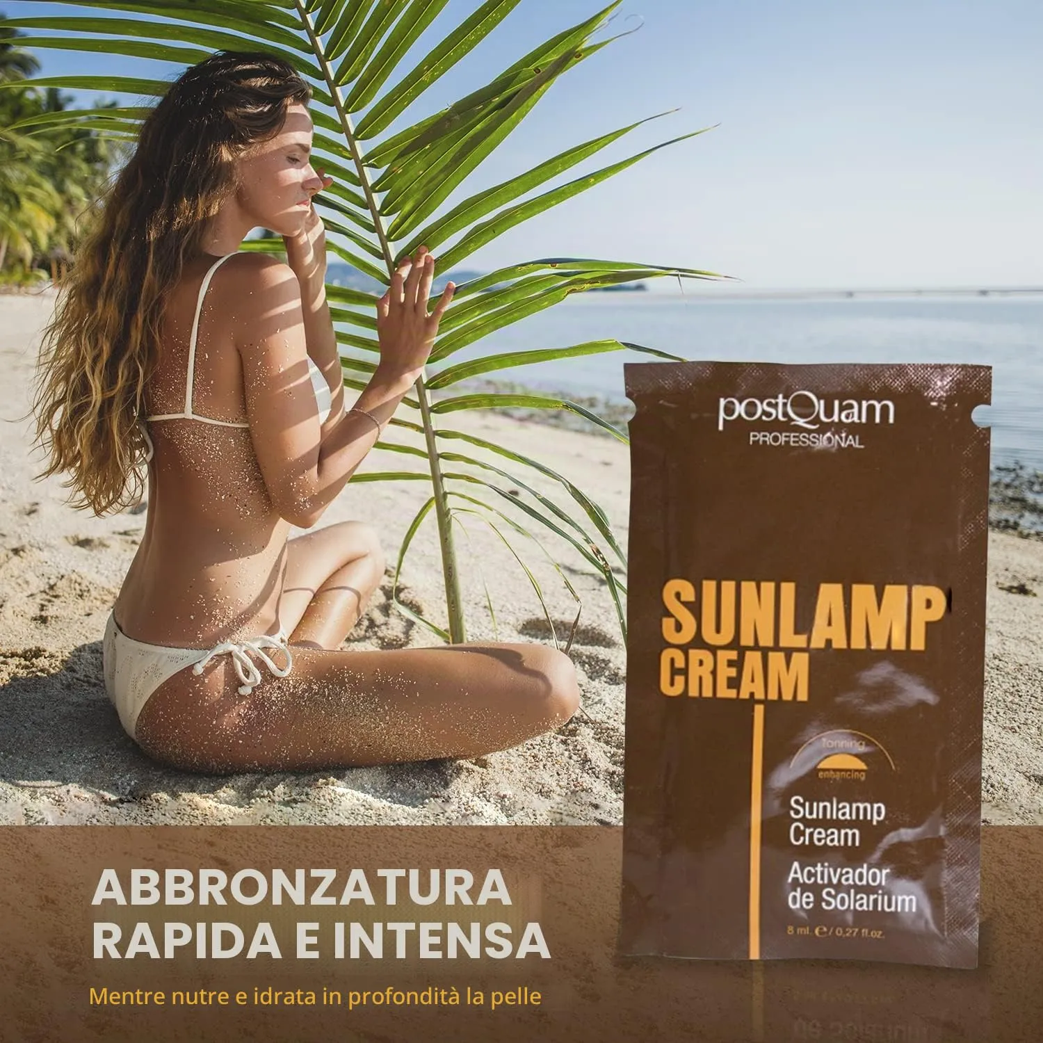 Postquam Attivatore Abbronzatura Lampade UV 50 Bustine 8 ml Senza SPF