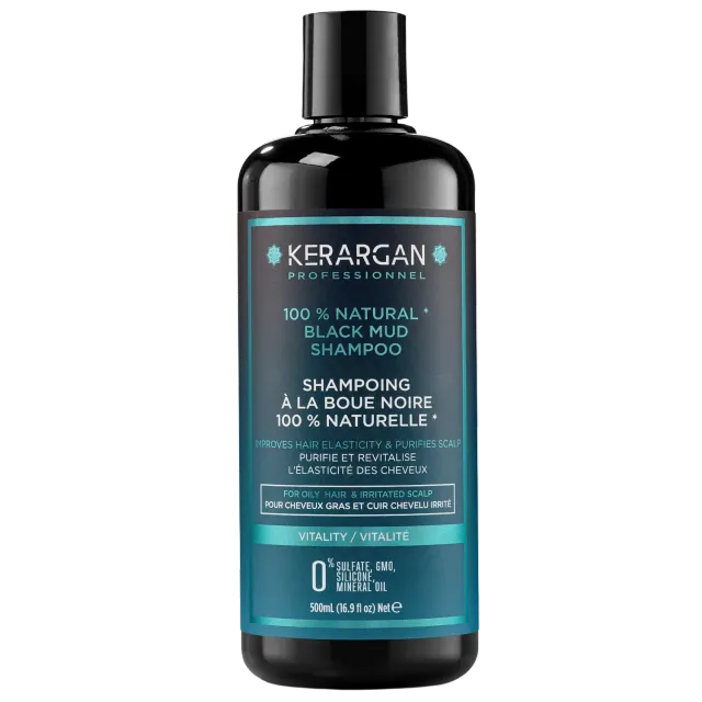 Kerargan Boue Noire shampoo fango nero purificante 500 ml